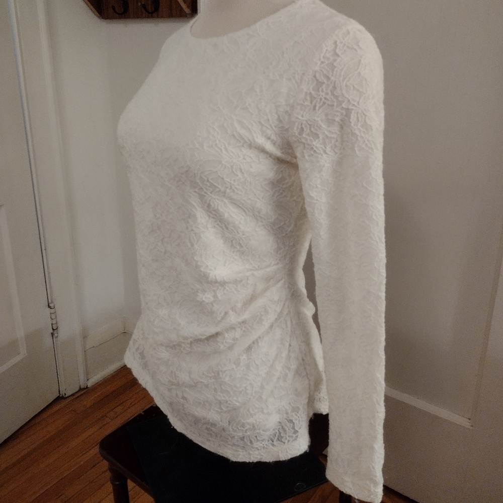Like New Talbots Lace Top